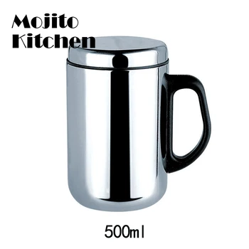  350/500 ml cu Perete Dublu Izolat Cană din Oțel Inoxidabil, Cana Termo vidat Cafea, Ceai, Cana Termos pentru Biberoane Sticla de Apa