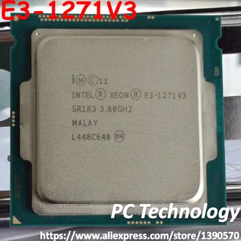  Original Intel Xeon E3-1271V3 CPU 3.60 GHz 8M LGA1150 Desktop Quad-core E3-1271 V3 procesor transport Gratuit E3 1271V3