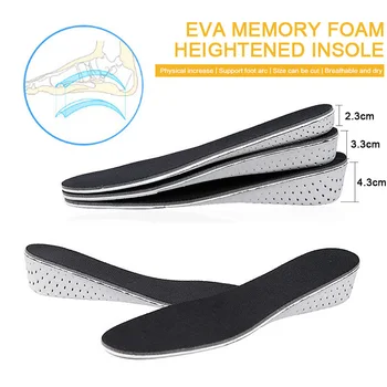  1 Pereche Femei Bărbați Înălțime Confortabilă Crește Branț Unisex Introduce EVA Spuma de Memorie Tălpi interioare Pantofi Plin Hlaf Pad Pernă #SD
