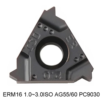  10buc/cutie Original ER16 ERM16-AG55 AG60 PC9030 ERM 16 AG 55 60 1.0 1.5 2.0 2.5 3.0 ISO Insertii Carbură Fir de Instrumente de Cotitură