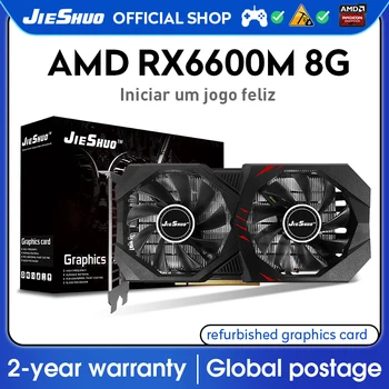  JIESHUO RX 6600M 8 gb placă Grafică GPU GDDR6 128-bit 14 Gbps RX6600M 8GB 7nm placa Video Suport Desktop CPU grafica jocului