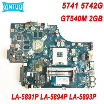  LA-5891P LA-5894P LA-5893P placa de baza pentru ACER 5742 5742G 5741 5741G laptop placa de baza cu HM55 GT540M 2GB GPU DDR3 Testat