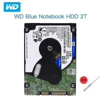  Western Digital WD Blue 2TB Hard Disk Intern HDD 5400 RPM SATA 6Gb/s 128MB Cache 2.5 Inch 7mm WD20SPZX pentru Notebook-uri PS4