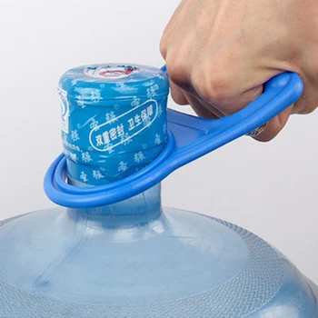  1 Buc Sticlă De Plastic Cu Apă Găleată Găleată Se Ocupe De Apă Supărat Apă Îmbuteliată Transporta Apa Se Ocupe Mai Gros Mâner Găleți Instrument