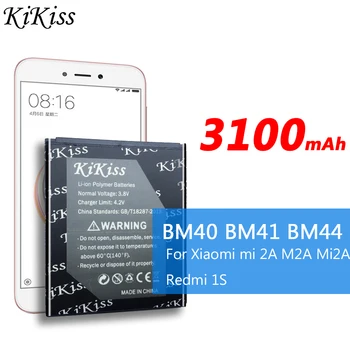  Original Kikiss 3000mAh BM40 BM41 BM44 Baterie Pentru Xiaomi Xiao Mi 2A Mi2A Hongmi Red Rice 1S Redmi 2 Baterii de Telefon Mobil