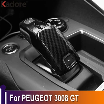  Pentru Peugeot 3008 GT 2017-2020 2021 2022 Masina Cap de Viteze Schimbare Capac Ornamental Autocolante Cutie de Viteze de Cadru Auto Accesorii de Interior