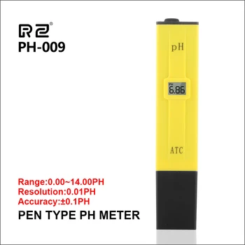  RZ Digital PH-Metru de Apă de Alimentare de Calitate a Solului Acvariu PH-Metru Portabil Mini Pen Tester Măsura Intervalul 0.00-14.00 PH