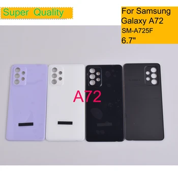  10buc/Lot Pentru Samsung Galaxy A72 A725 A725F SM-A725F/DS Locuințe Înapoi Caz Acoperire din Spate a capacului Bateriei Șasiu Coajă de Înlocuire