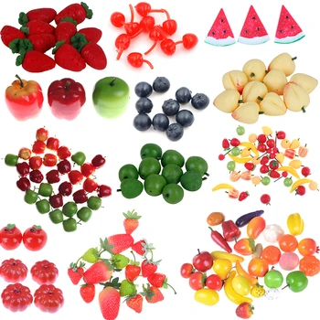  Artificial, Fals in Miniatura Alimente Fructe Joc casă de Păpuși Jucării Decorative Ambarcațiuni Kawaii DIY Înfrumusețarea Păpuși Accesorii de Bucatarie