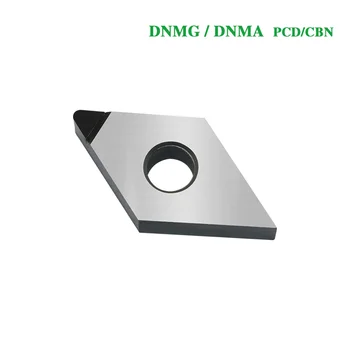 1 BUC DNMG150404 DNMG150408 DNMG150604 DNMA150404 DNGA150604 Diamant Insertii PCD CBN DNMG Lama Strung CNC Cutter-Unelte de strungarie