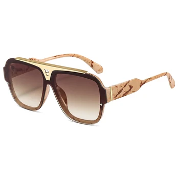  Moda Vintage Mare Cadru Pătrat ochelari de Soare Femei Bărbați 2021 Brand de Lux de Designer Populare de Călătorie Ochelari de Soare de sex Feminin Nuante UV400