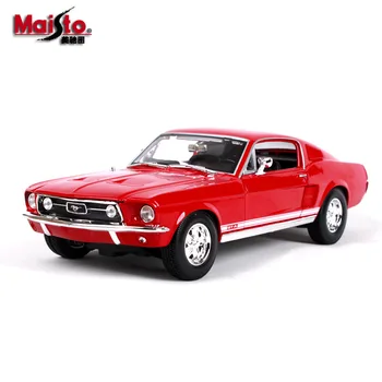  Maisto 1:18 1967 Ford Mustang GTA masina aliaj model de masina de simulare decor masina colecție cadou jucărie de turnare model de jucărie