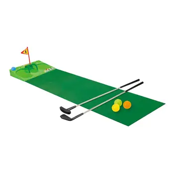  Mini Familia Jucărie de Antrenament de Golf Set Golf Punerea Mat pentru Exterior
