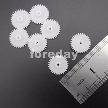  100BUC 32T Plastic Spur Gear 0.5 Modul de Dinți=32 De Deschidere: 1.95 mm Viteze Grosime:4-5MM NOU HQ 0,5 M DIY Dotari *FD474X100