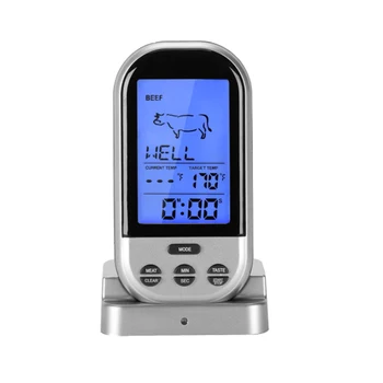  Carne Termometre Bluetooth LCD Digital cu Sonda de la Distanță fără Fir BARBECUE Termometru de Bucatarie Acasă, Instrumente de Gătit cu Timer Alarma