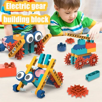 DIY Electrice Unelte Mecanice Diverse Mari Blocuri de Construcție, Jucării Educative, Creative pentru Copii, Jucarii, Cadouri pentru Băieți și Fete