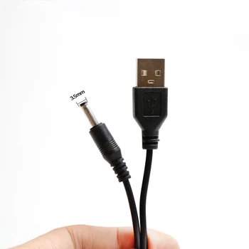  1/2 BUC 1.2 m lungime de 3,5 mm USB Cablu/sârmă pentru Mici Dispozitive Electronice de Promovare a Conecta Fizioterapie Mașină sau ZECI Unitate