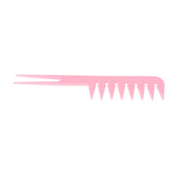  Pieptene Dinte Larg Os De Pește Perie De Par Hair Styling Instrument De Frizer Salon Accessaries Vopsirea Părului Pieptene Parul Colorat Evidențierea Pieptene