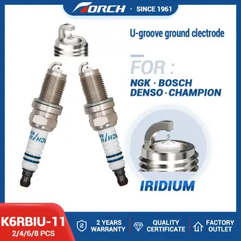  China Original Iridium bujie Lanterna K6RBU-11 pentru Honda Element, YH2 pentru Honda Elyson, RR1, RR2, RR3, RR4, RR5, RR6