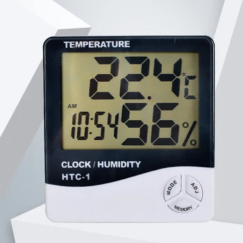  Interior de Extensie a Genelor Digital Termometru Higrometru Timer Genelor Altoire Electronic LCD Genele Metru Vreme Ceas Deșteptător