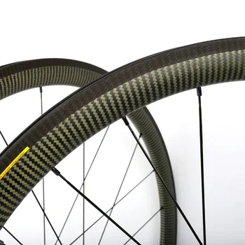  Noi 700C Bicicleta de Sosea de Carbon Roată de Bicicletă Clincher Rim 25mm Wide Aero Drum Rim Ciclism Jante