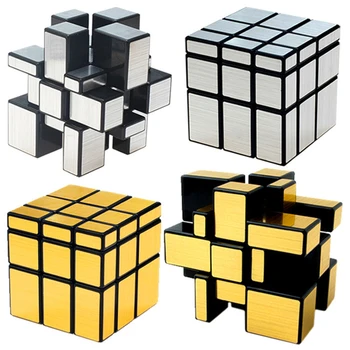  Oglinda Cub 3x3x3 Cub Magic Viteza Profesionale Puzzle Cubo Infinito Jucarii Pentru Copii Aldult Anti Stres Oglindă Blocuri Cub