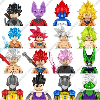  Clasic Anime Dragon Ball Z Mini Figurine Disupo Fiul Goku, Vegeta Zeno Zamasu Blocuri Papusa Copii Jucării Cadouri