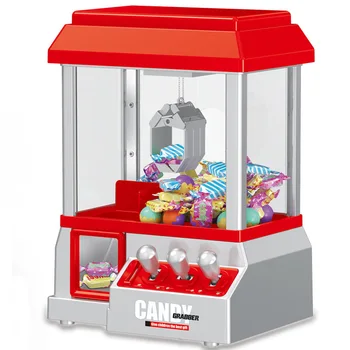  Papusa Clip Arcade Mașină Cu Gheare Care Funcționează Cu Monede De Joc Macara Automat Jucărie De Divertisment Bomboane Grabber Gheara Portabil Tabla De Joc