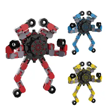  Degetului Spinner Deformabile Lanț de BRICOLAJ Decompresie Robot Jucarie titirez Jucărie Pentru Copii Adulți Senzoriale Relaxare, ADHD, Autism