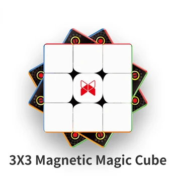  Profissional 3x3 Magnetic Viteză Magic Puzzle Cub Speedcube Puzzle-uri, Cuburi Educative Puzzle Jucarii Copii Cadou