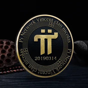  Pi Rețea Vincent cfan nicolas 20190314 100% moneda Virtuală bitcoin monede Comemorative de Colectare de metal craft