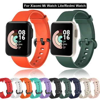  Curea din silicon Pentru Xiaomi Mi Watch Lite Versiune Globală SmartWatch Înlocuire Brățară Bratara pentru Redmi Watch 2 Lite Curea