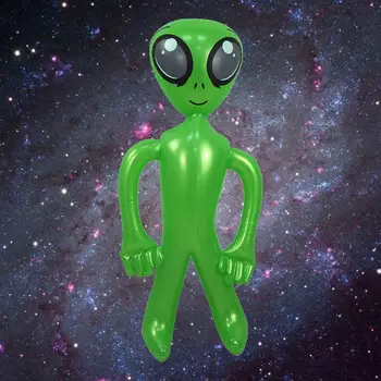  1 buc Extraterestru Verde Model Jucării Copil Umflate Jucării Halloween Cosplay/ziua Gonflabile Știință Învață Consumabile Partid Jucării Copil H5d2