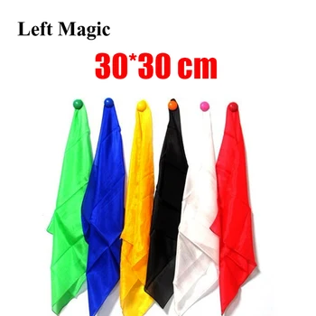  30*30cm pline de culoare Eșarfă de Mătase Trucuri de Magie de Învățare și educație Magic de mătase pentru aproape propunerii de magie E3136
