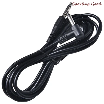  De Vânzare la cald 3M Electric Patch Cord Chitara Amplificator Amp Cablu de Chitara Cu 2 Prize de Culoare Neagră