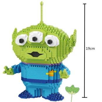  Toy Story 4 Alien Woody Bloc Diamant Cărămizi Buzz Lightyear Rex Bullseye Iubi Imbratisari De Urs Mini Figura Jucărie Pentru Copii