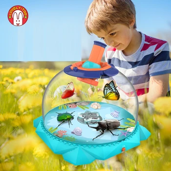  Portabil Insecte Catcher Animal Observa Cutie Copii STEM Știință Jucării de Explorare Predare Ustensile de Copii Experiment Amuzant Jucărie