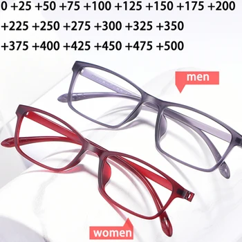  Ultralight Femei Bărbați Plastic Ochelari de Citit Noul Clar Cititor Lupe Anti-oboseala Full Frame Dioptrie +0 175 225 275