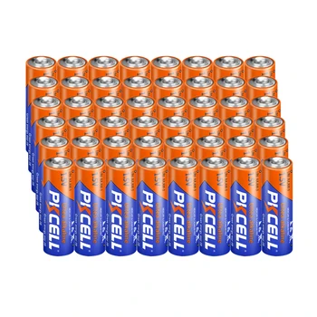  48pcs Pkcell LR6 baterii AA 2A baterie UM3 MN1500 E91 1.5 v Aa Baterii Alcaline Uscate Primar Superior R6P 2A Batteria
