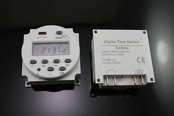  DC 12V LCD Digital de Putere Timer Programabil comutator de Timp Releu de 16A