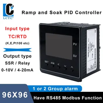  50 Segmente Programabile Rampa Macerat TC/RTD Intrare 96x96mm RSS/Releu/4-20mA LCD Inteligent Pid Controler de Temperatura