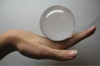  80mm (8cm) Ultra Clear Acryl Transparent Mingea Magician Profesionist Contact Juggling Trucuri Magice Etapă Strada Iluzii Gimmick