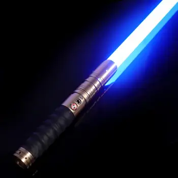  LGT Laser RGB Metal Mâner de Sabie 4 Seturi de Sunet Jedi, Sith Luke Sabie de Lumină Forța FX Grele Duel Schimbare de Culoare FOC de Blocare
