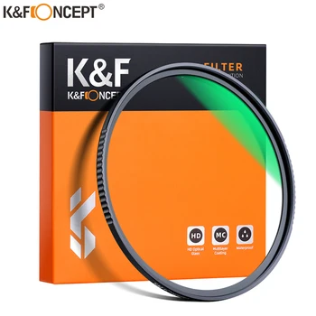  K&F Concept Filtru UV Lentile Multi Acoperite de Protectie Nano Acoperiri Ultra Slim 49mm 52mm 58mm 62mm 67mm 77mm 86mm 95mm