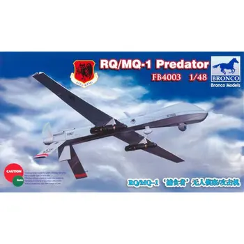  BRONCO FB4003 1/48 RQ/MQ-1 Predator Scară Asambla Modelul Kit
