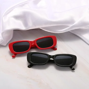  Noua Moda Pătrat Ochelari De Soare Pentru Femei Brand Designer De Epocă Dreptunghi Ochelari De Soare De Sex Feminin Gradient Obiectiv Clar Oculos De Sol