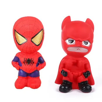  Super-Eroi Kawaii Spiderman Caseta de Bani Drăguț Roșu Bat Monedă pusculita Model de Economisire Cameră de Jucărie Ornament Băieți și Fete pentru Copii Cadouri