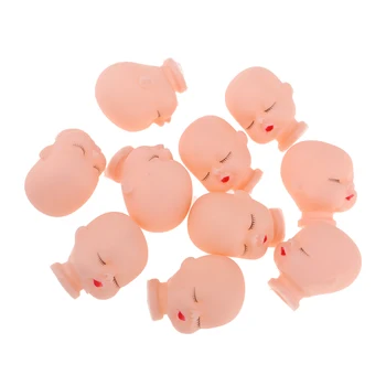  10buc Copil Minunat Dormit Capul Mucegai Pentru Mini Breloc Papusa Face Accesoriu Aplicabile pentru 5inch mini baby doll personalizate utilizare