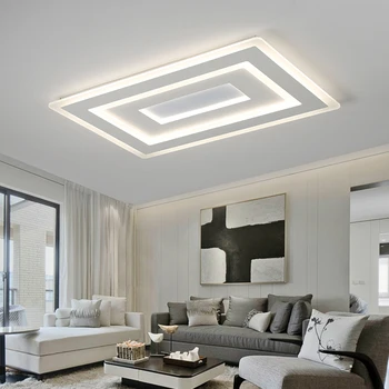  Montat pe o suprafață Modernă cu Led-uri Lumini Plafon pentru camera de zi dormitor Ultra-subțire lamparas de techo Dreptunghi Tavan lampa iluminat