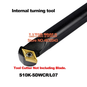  S10K-SDWCR07 de cotitură suport instrument de 10mm internă instrumente de Cotitură Șurub Blocat Strung CNC Suport Instrument Pentru DCMT0702 Insertii